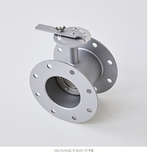 스텐 레버타입 산업용 댐퍼 밸브